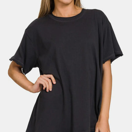 Zenana Round Neck Short Sleeve T-Shirt - Image 2