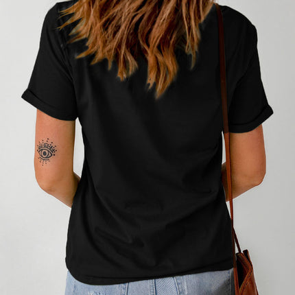 Slogan Graphic Short Sleeve T-Shirt - Image 2