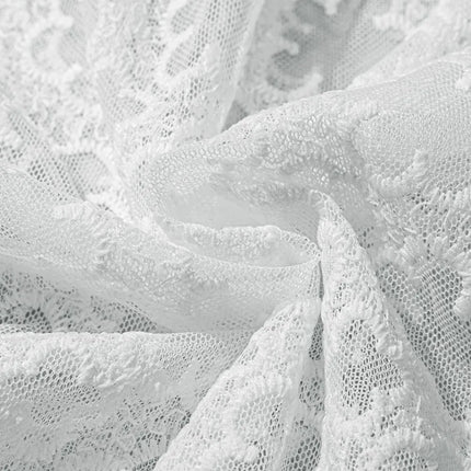 Lace Puff Sleeve Empire Waist Mini Dress - Image 14