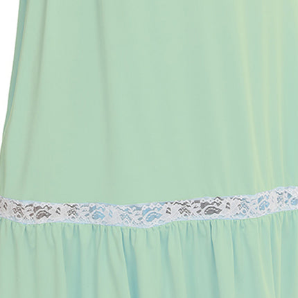 Lace Detail Short Sleeve Lounge Dress - Image 29