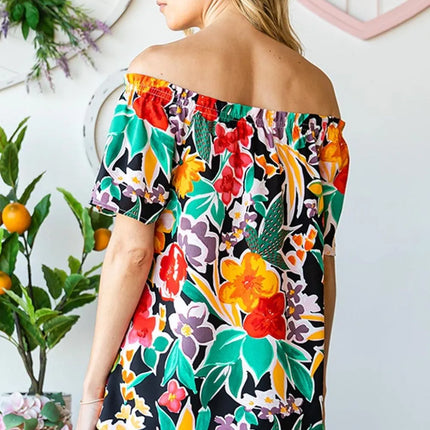 Cotton Bleu by Nu Label Floral Off-Shoulder Top - Image 2