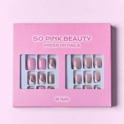 SO PINK BEAUTY Press On Nails 2 Packs - Image 14
