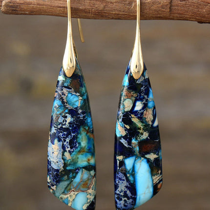 Geometrical Shape Dangle Earrings - Image 1