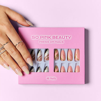 SO PINK BEAUTY Press On Nails 2 Packs - Image 1