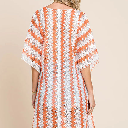 Cotton Bleu by Nu Label Multi Crochet Lace Cover Up - Image 2