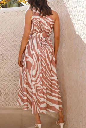 Ruched Printed Single Shoulder Dress - Image 6