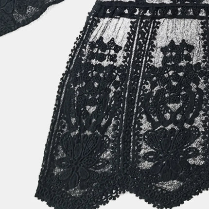 Lace Round Neck Cover-Up - Image 6