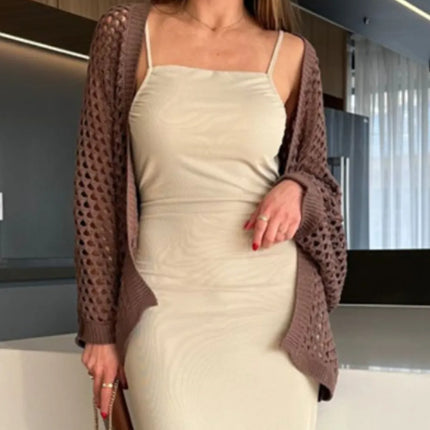 Hollow Out Open Front Cover-Up - Image 5