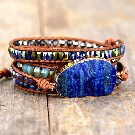 Lapis Lazuli Layered Bracelet - Image 3