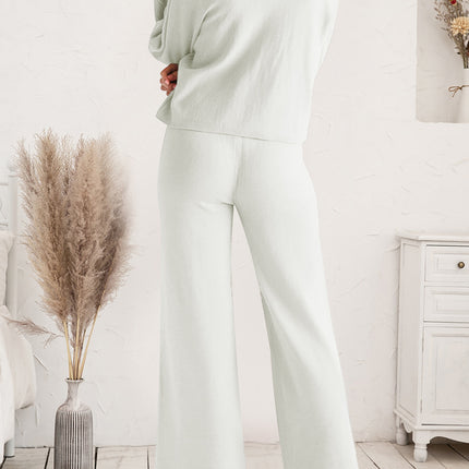 Long Sleeve Lounge Top and Drawstring Pants Set - Image 23