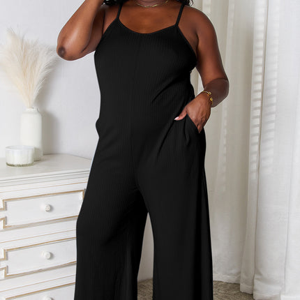 Basic Bae Full Size Spaghetti Strap V-Neck Jumpsuit - Image 12
