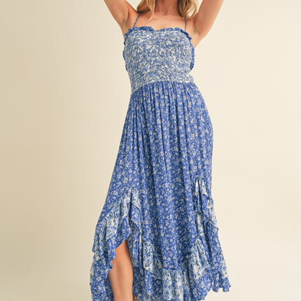 Aemi + Co Ditsy Floral Ruffled Hem Maxi Cami Dress - Image 5