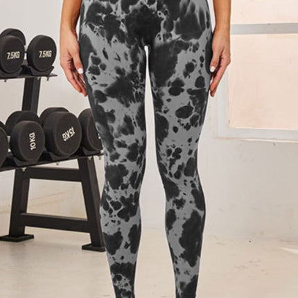 Tie-Dye High Waist Active Leggings - Image 1