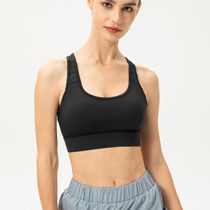 Scoop Neck Long Sports Bra - Image 11