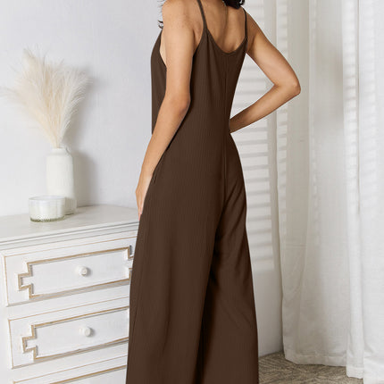 Basic Bae Full Size Spaghetti Strap V-Neck Jumpsuit - Image 11
