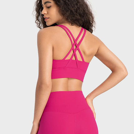 Millennia Crisscross Scoop Neck Active Tank - Image 26