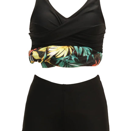 Printed Wide Strap Two-Piece Swim Set - Image 19