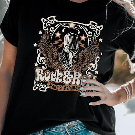 Slogan Graphic Short Sleeve T-Shirt - Image 5