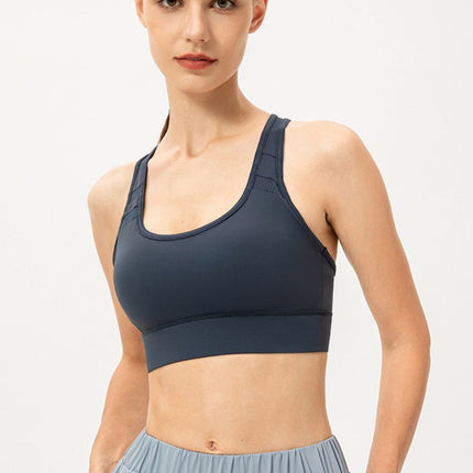 Scoop Neck Long Sports Bra - Image 5