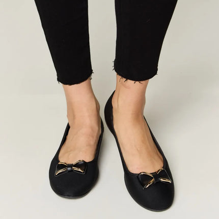 Forever Link Metal Buckle Flat Loafers - Image 6