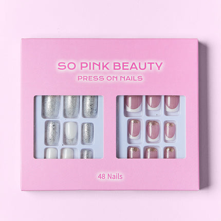 SO PINK BEAUTY Press On Nails 2 Packs - Image 10