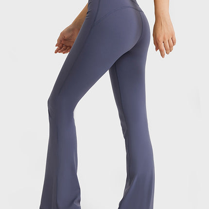 Millennia Elastic Waist Flare Yoga Pants - Image 11