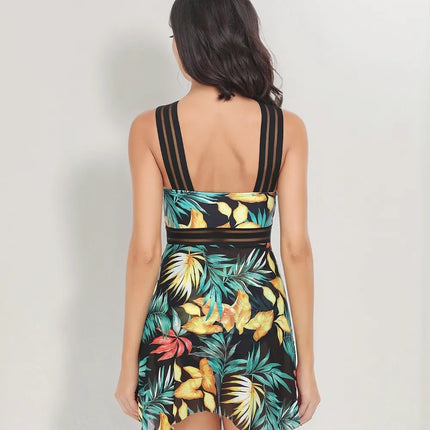 Cutout Printed Two-Piece Swim Set - Image 2