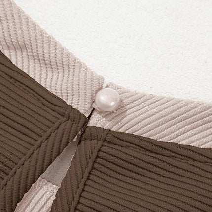 Round Neck Cap Sleeve Mini Dress - Image 22