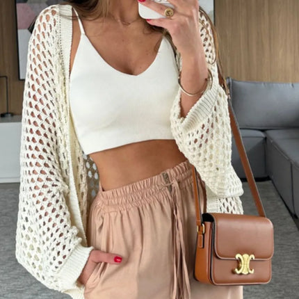 Hollow Out Open Front Cover-Up - Image 9