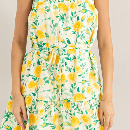 HYFVE Floral Tie Shoulder Mini Dress - Image 4