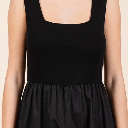 Mittoshop Mix Media Square Neck Maxi Dress - Image 5