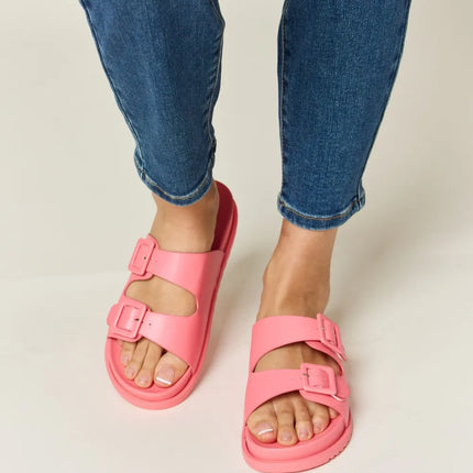 Legend Double Buckle Open Toe Sandals - Image 3