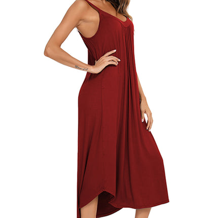 V-Neck Midi Lounge Dress - Image 23