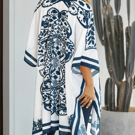 Printed Open Front Cover-Up - Image 2