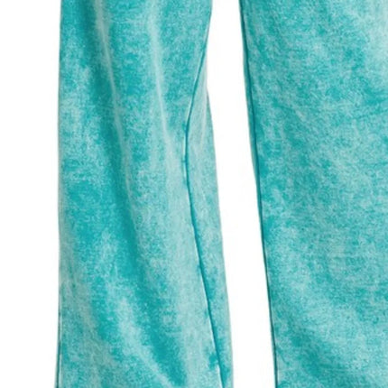 Zenana Acid Wash Fleece Palazzo Sweatpants with Pockets - Image 3
