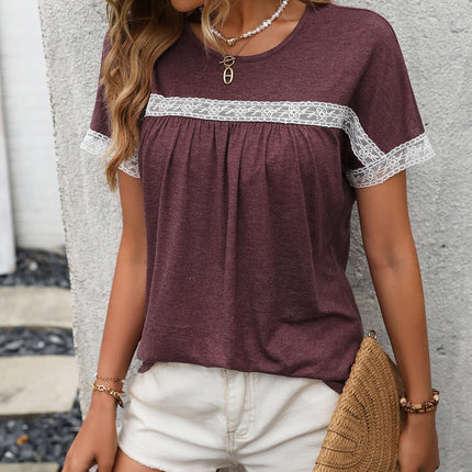 Ivy Lane Contrast Round Neck Short Sleeve Tee - Image 6