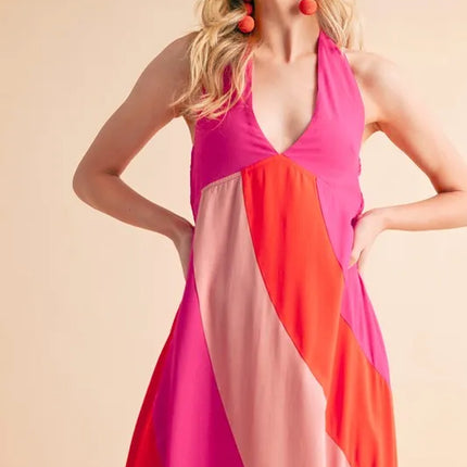 Aemi+Co Color Block Sleeveless Maxi Dress - Image 12