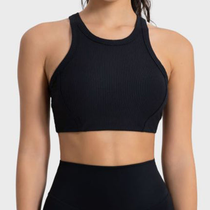 Millennia Wide Strap Cropped Sport Tank - Image 7