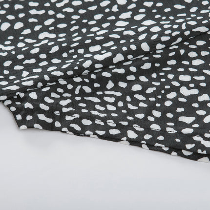 Animal Print Round Neck Tunic Tee with Pockets - Image 14