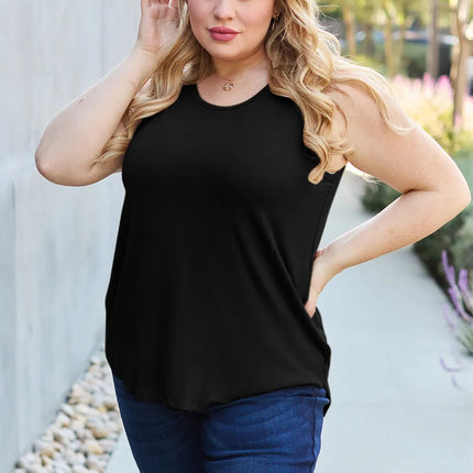 Basic Bae Full Size Round Neck Curved Hem Tank - Image 18