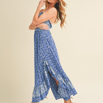 Aemi + Co Ditsy Floral Ruffled Hem Maxi Cami Dress - Image 3