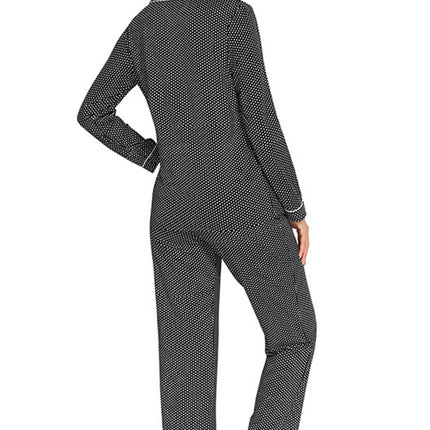 Collared Neck Loungewear Set with Pocket - Image 6