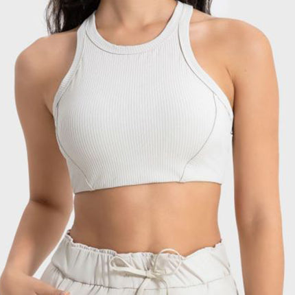 Millennia Wide Strap Cropped Sport Tank - Image 3