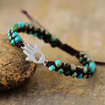 Turquoise Beaded Bracelet - Image 3