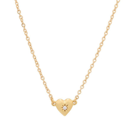 Zircon Heart Pendant Necklace - Image 4