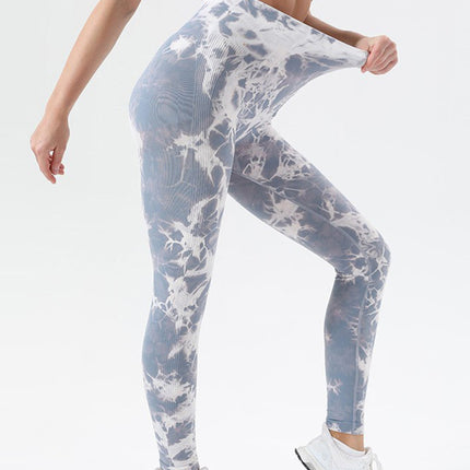 Tie-Dye High Waist Active Leggings - Image 1