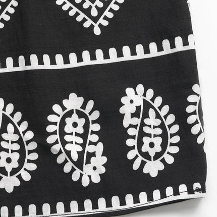 Printed Square Neck Maxi Cami Dress - Image 10