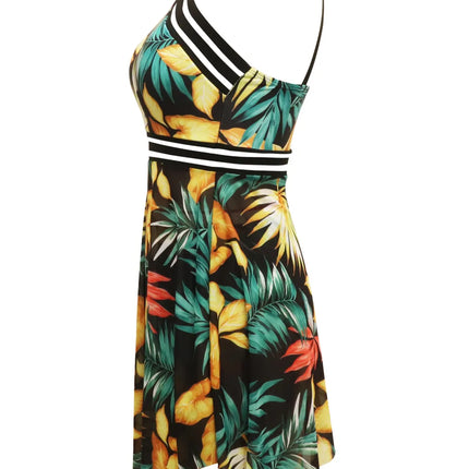 Cutout Printed Two-Piece Swim Set - Image 6