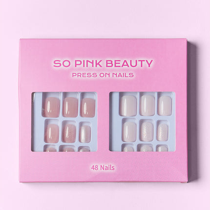 SO PINK BEAUTY Press On Nails 2 Packs - Image 2