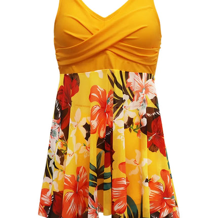 Printed Wide Strap Two-Piece Swim Set - Image 5